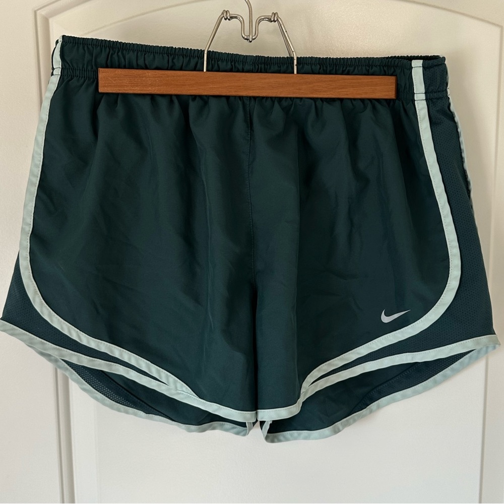 Blue and Green Nike Dri-Fit Shorts Size Large - Picture 1 of 4